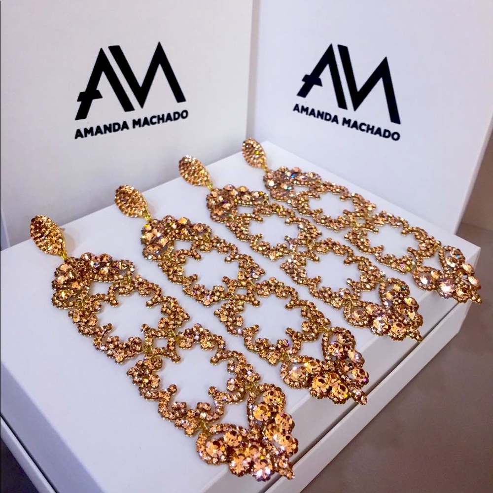 Amanda Machado earrings. New
